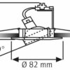 Rutec ALU55371 ALU Druckguss o.Spreng- Ring schwenkbar f.MR16 weiß 50 W – Bild 3