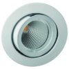 Rutec ALU55371 ALU Druckguss o.Spreng- Ring schwenkbar f.MR16 weiß 50 W – Bild 2