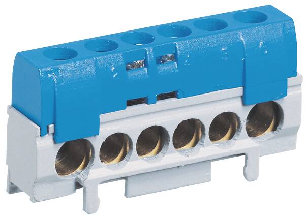 Legrand 004815 Klemmenleiste blau 1x10-35/5x6-25qmm L62mm berührungssicher