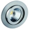 Rutec ALU57345WWOK schwenk.,rund, eisen geb.,8W,3000K,LED-Einbaustrahler – Bild 2