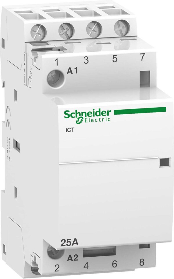 Schneider A9C20834 Installationsschütz iCT 25A 4S 220/240V 50Hz