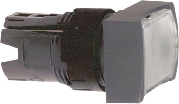 Schneider ZB6DF1 Frontelement rechteckig weiß f.Leuchtdrucktaster D16mm