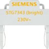 Siemens 5TG7343 DELTA LED-Leuchteinsatz superhell 230V/50Hz orange – Bild 2