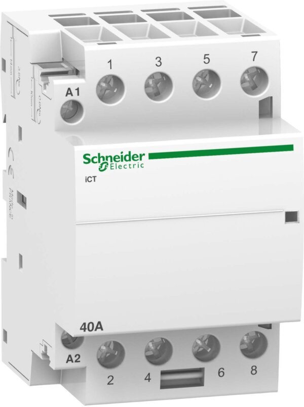 Schneider A9C20844 Installationsschütz iCT 40A 4S 220/240V 50Hz