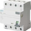Siemens 5SV3344-6 FI-Schutzschalter 4polig Typ A 40A 30mA AC400V – Bild 2