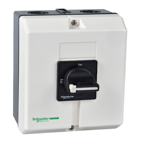 Schneider VBF4GE Hauptschalter 3p 690V 63A m.Aufbaugeh. Griff schwarz abschl.