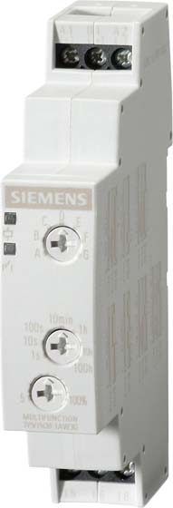 Siemens 7PV1508-1AW30 Zeitrelais Multi 1We 7Fkt. 7Zeiten 0,05s-100h AC/DC12-240