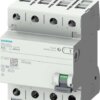 Siemens 5SV3346-4 FI-Schutzschalter 4polig Typ B kurzzeitverzögert 63A 30mA – Bild 2