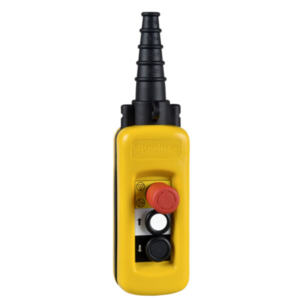 Schneider XACA2813 Hängetaster 2Druck- taster 1NOT-HALT/NOT-AUS Taster