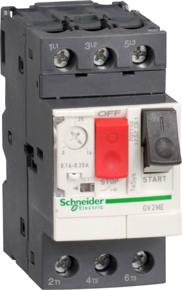 Schneider GV2ME14 Motorschutzschalter 3p 6-10A Tasterbet.