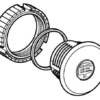 Schneider ZB2SZ3 Blindverschluss schwarz f.Gehäuse od.Hängetaster D22mm Metall – Bild 2