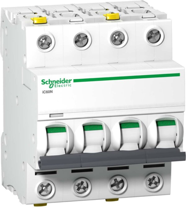 Schneider A9F04406 LS-Schalter iC60N 4p C 6A
