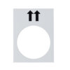 Schneider ZB2BY4952 Bezeichnungsschild 30x40mm weiß HEBEN SCHNELL – Bild 2