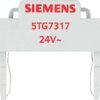 Siemens 5TG7317 DELTA LED-Leuchteinsatz f.Kontroll-Funktion 24V 50Hz rot – Bild 2