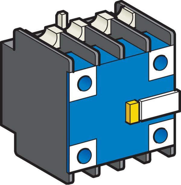Schneider LA1DX20 Hilfsschalterblock 2S frontseitig gekapselt Schraubanschluß