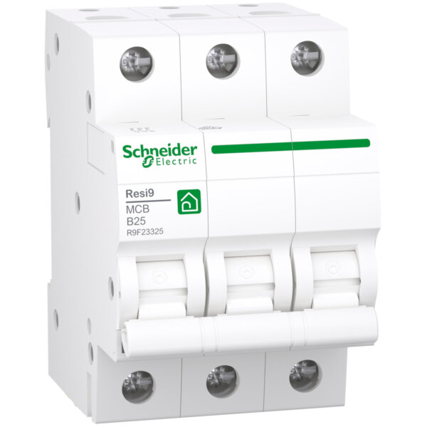 Schneider R9F23325 Leitungsschutz- schalter Resi9 3P, 25A, B Charakteristik