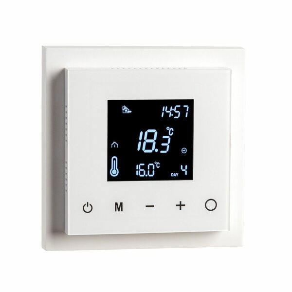 SG LEUCHTEN Raumthermostat 230V 13A IP20 820450 Schließer m.Display