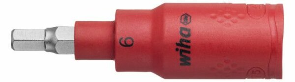 Wiha 246 3/8z Bits socket 6x75mm Steckschlüsseleinsatz isoliert 43107