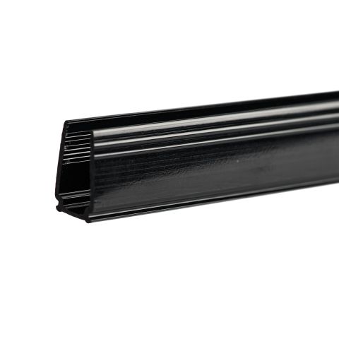 Rutec 68342 PVC Profil VARDAflex Neon Top 2m schwarz