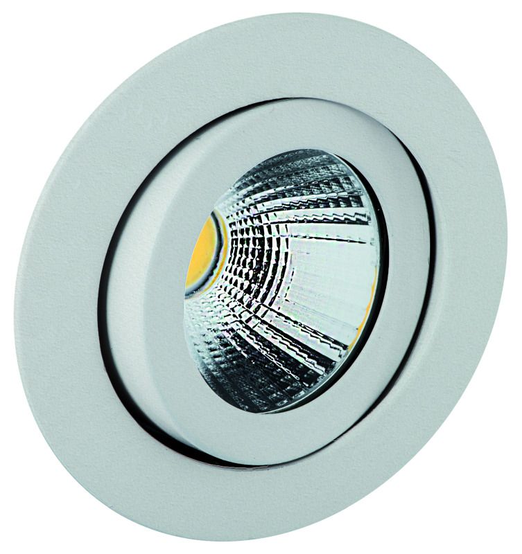 Rutec ALU57341UWWOK-M LED- Einbaustrahler schwenk.,8W,IP20,2700K