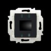 BUSCH-JAEGER Raumthermostat 24V 1A IP20 1096 UTA-BT Schließer m.Display – Bild 2