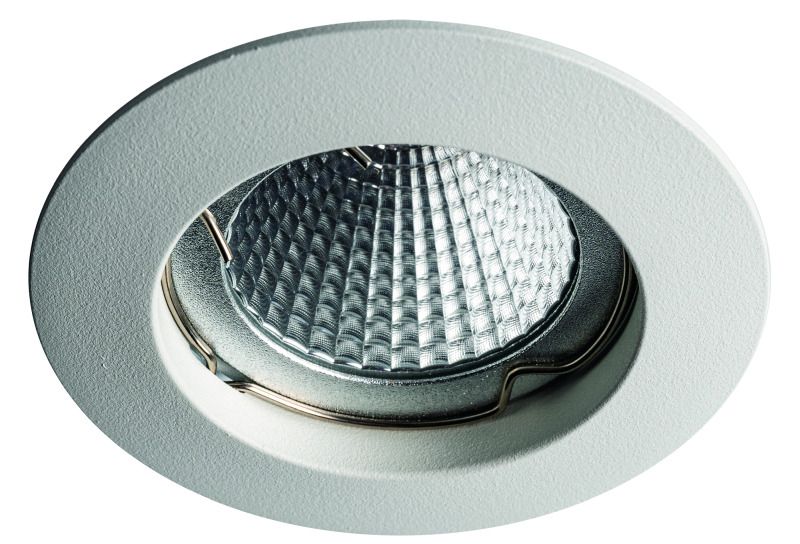 Rutec ALU55841-M ALU-Druckguss Einbaustrahler Starr für MR-16 - Weiß -