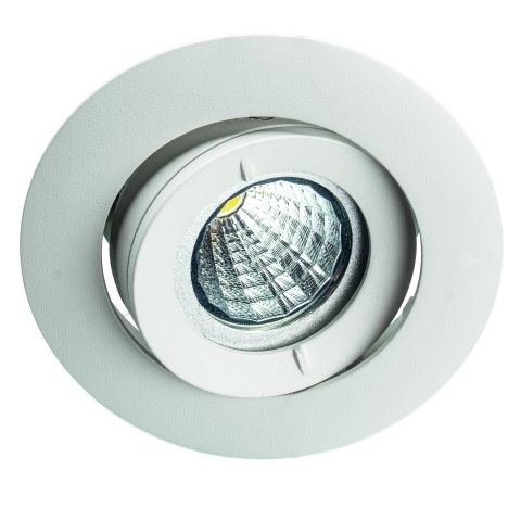 Rutec ALU55681-M ALU-Druckguss Einbaustrahler schwenkbar für MR16 ws