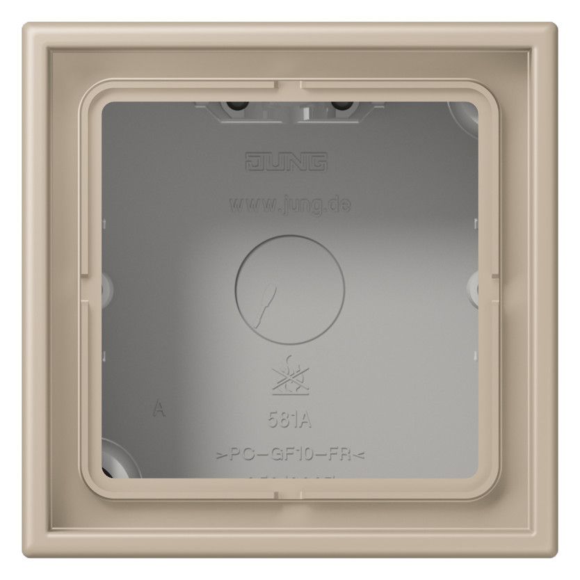 Jung LC 581 A 243 AP-Kappe 1f Duroplast lackiert Serie LS ombre naturelle claire