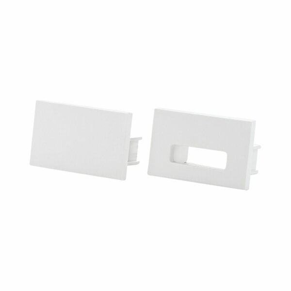 SG LEUCHTEN Endkappe ws Kst L14mm H12mm 391447
