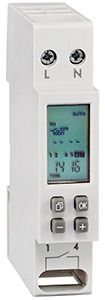 Legrand 003710 MicroRex D11 230V digital Wochenzeitschaltuhr Basic 1-Kanal 1TE