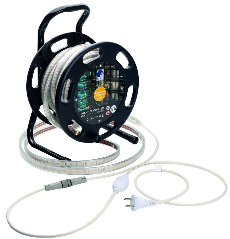 Rutec 79928 verlängerbar bis 45m, LED-Strip,230V,12W/m,IP65,4000K, CRI90