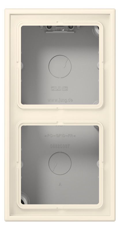 Jung LC 582 A 245 AP-Kappe 2f Duroplast lackiert Serie LS blanc ivoire (4320B)