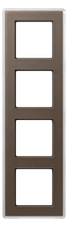 Jung AV584GLMMO Glasrahmen 4f senkr.eu.waager.e Montage Glas A VIVA mo