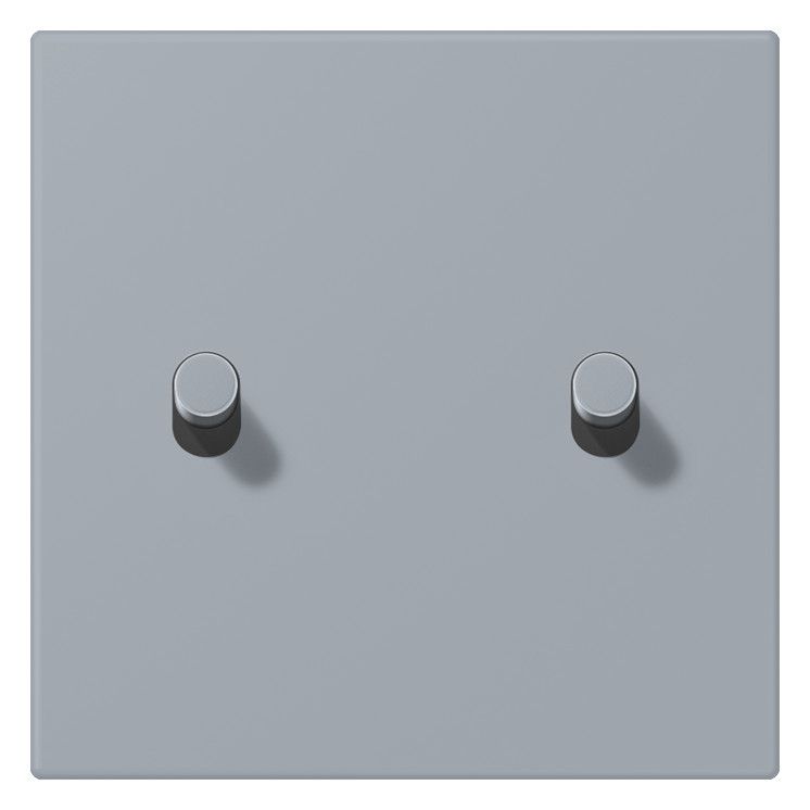 Jung LC12-5R0257 Abd. m.Kipph. "Zylinder" 2 Kipph. LS 1912 gris clair 5