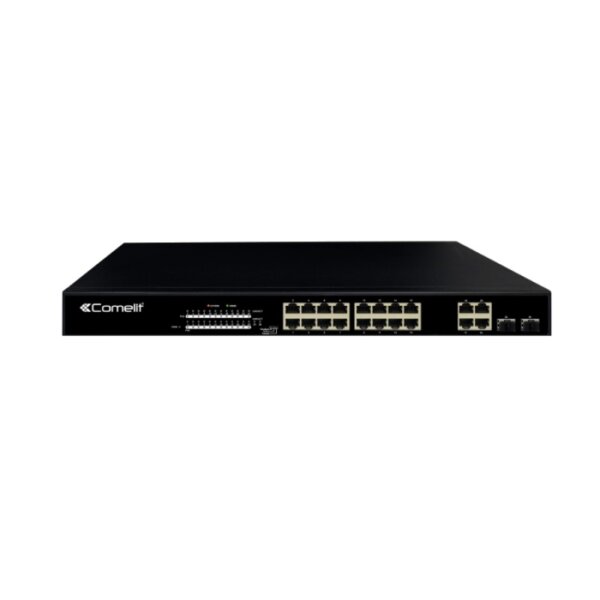 Comelit IPSWP22N01A POE Switch 16 POE Ports +4 Uplink 10/100/1000