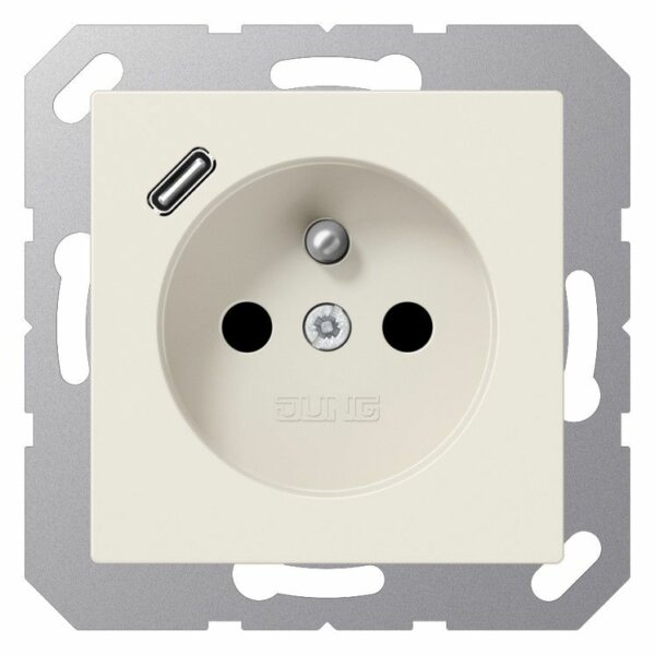Jung A1520F-18C Steckdose Frz/Belg m.USB Typ C