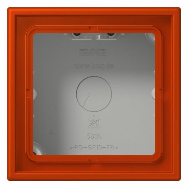 Jung LC 581 A 244 AP-Kappe 1f Duroplast lackiert Serie LS rouge vermillon 59