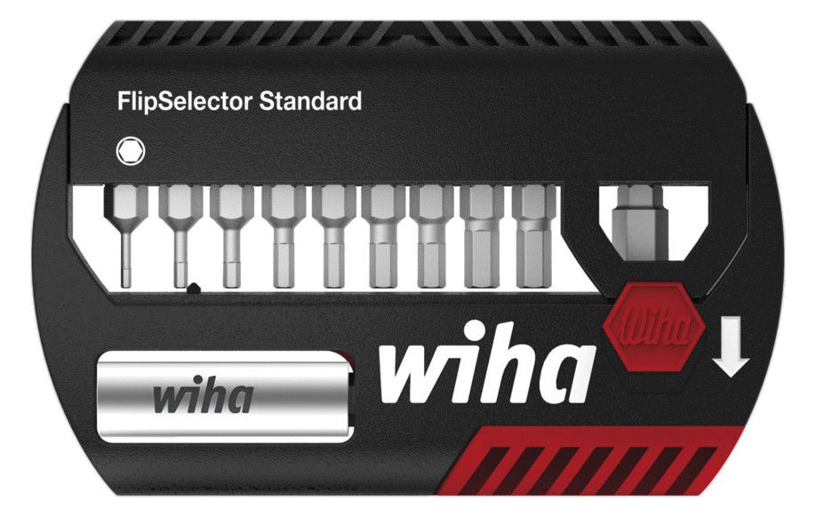 Wiha 7947-902 Bit Set FlipSelector Standard 25mm 39039
