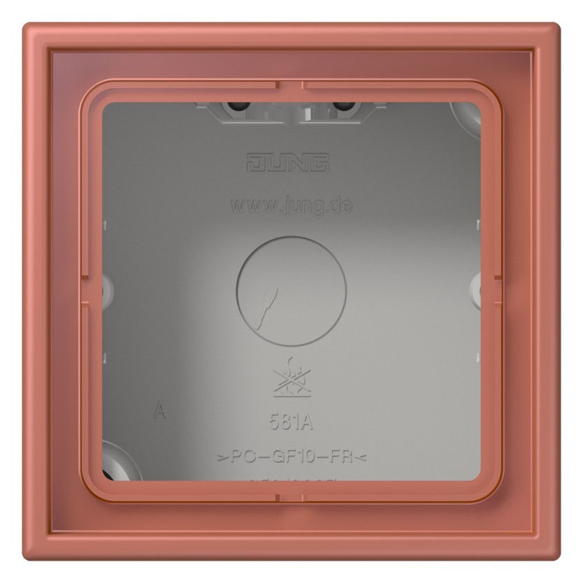 Jung LC 581 A 236 AP-Kappe 1f Duroplast lackiert Serie LS terre sienne brique