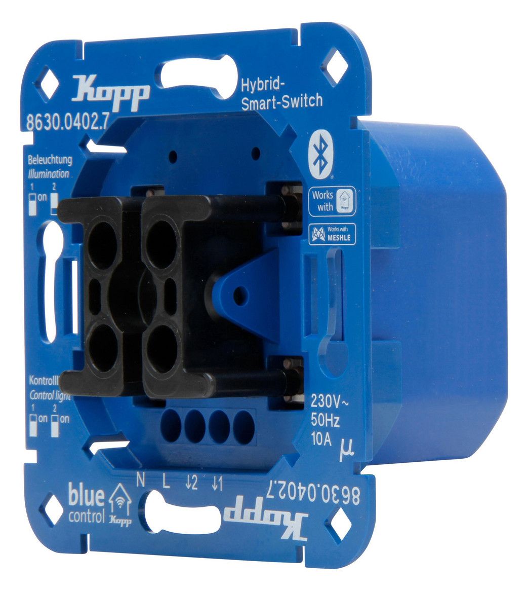 Kopp 863004027 Blue-control Hybrid-Smart-Switch:Serienschalter