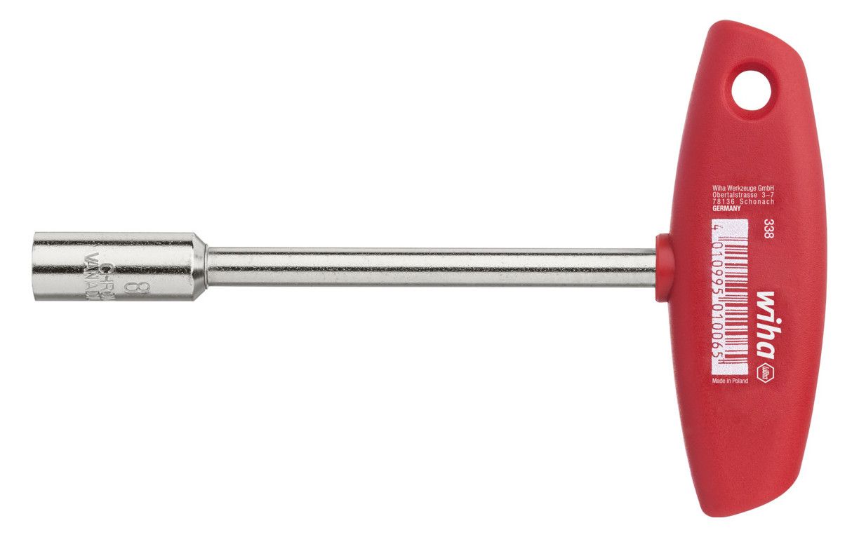 Wiha 338 10,0x125mm Steckschlüssel m.Quergriff 01007