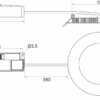 Rutec 48501 TALAN DA160mm,Rund-Panel, W/LF umschaltb. starr,rund,6/9/12W – Bild 3