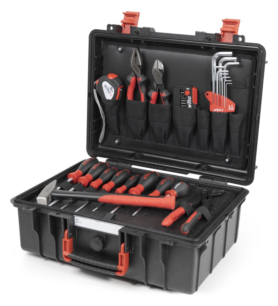 WIHA 45531 Werkzeugkoffer Basic Set L mechanic 38-tlg. 45531