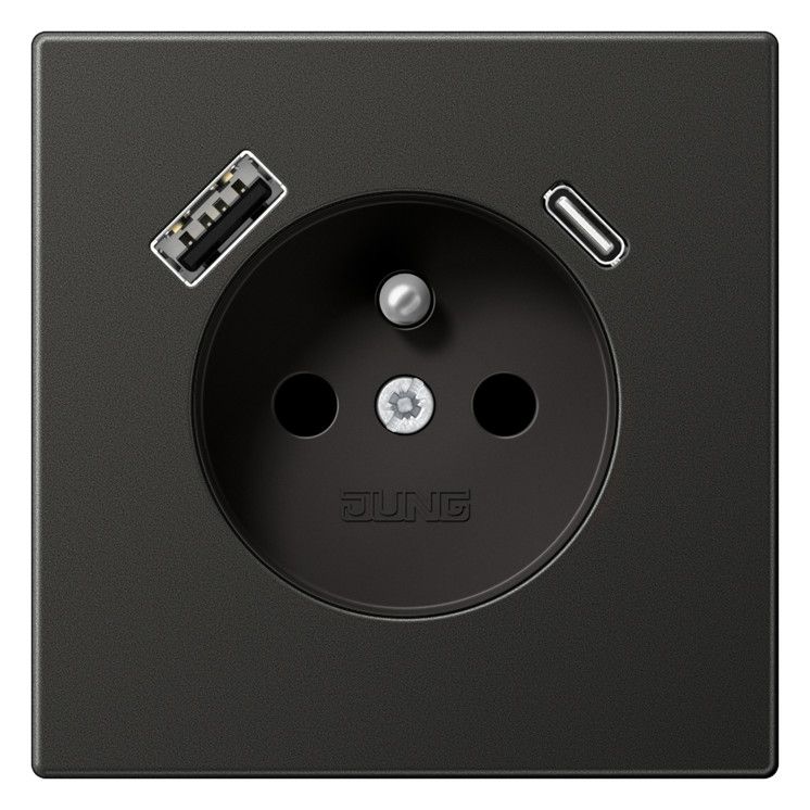 Jung AL1520F-15CAAN Steckdose Frz/Belg m USB Typ AC