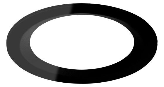 Jung PMMDR38SW Designring f.KNX Präsenzmelder Automatiks. schwarz