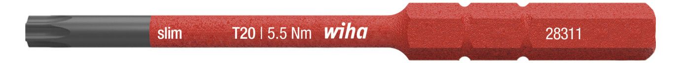 Wiha 2831 slimBit electric T20x75mm Bit 35509