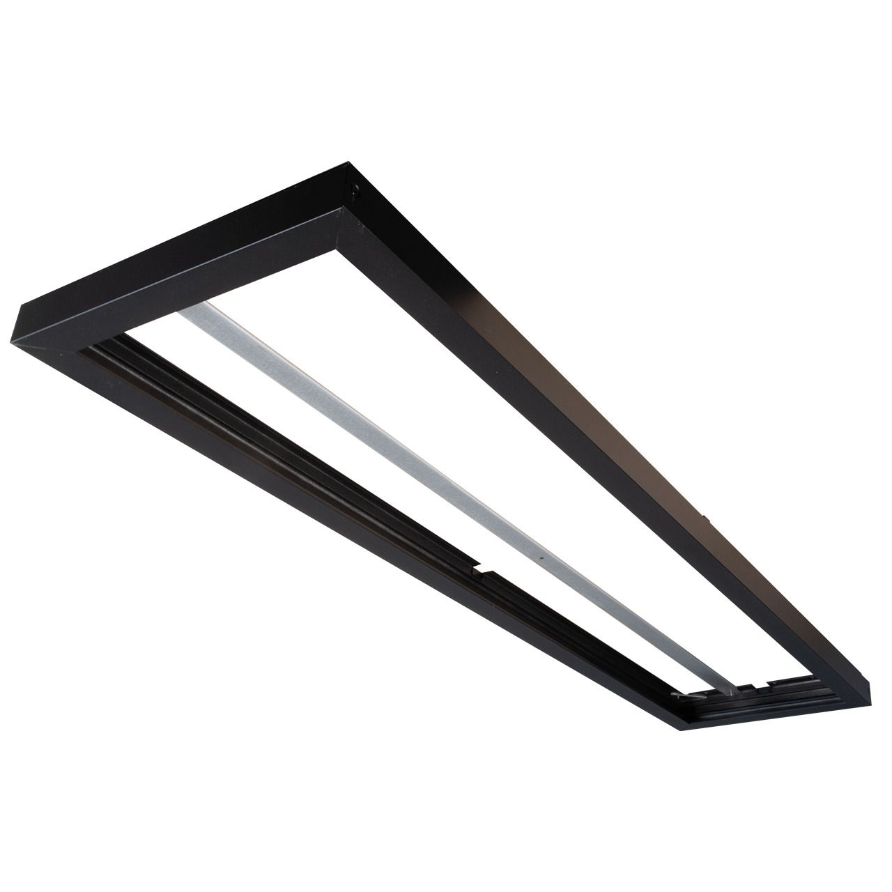 SG LEUCHTEN Abdeckung sw Alu L1203mm 212259 H47mm