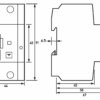 DOEPKE FI/LS-Schutzschalter C25 1p+N B+ DRCBO 4 C25/0,10/1N-HP 0,1A 6kA 2,5TE – Bild 2