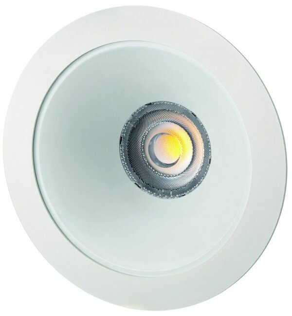 Rutec 21031NW LED-Downlight CYRA S,230V,18/24W,IP20,4000K,CRI80,RAL9010