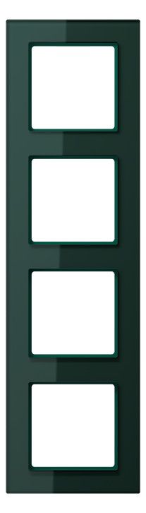 Jung AC584GLSG Glasrahmen 4f senkr.eu.waager.e Montage Glas A CREATIO